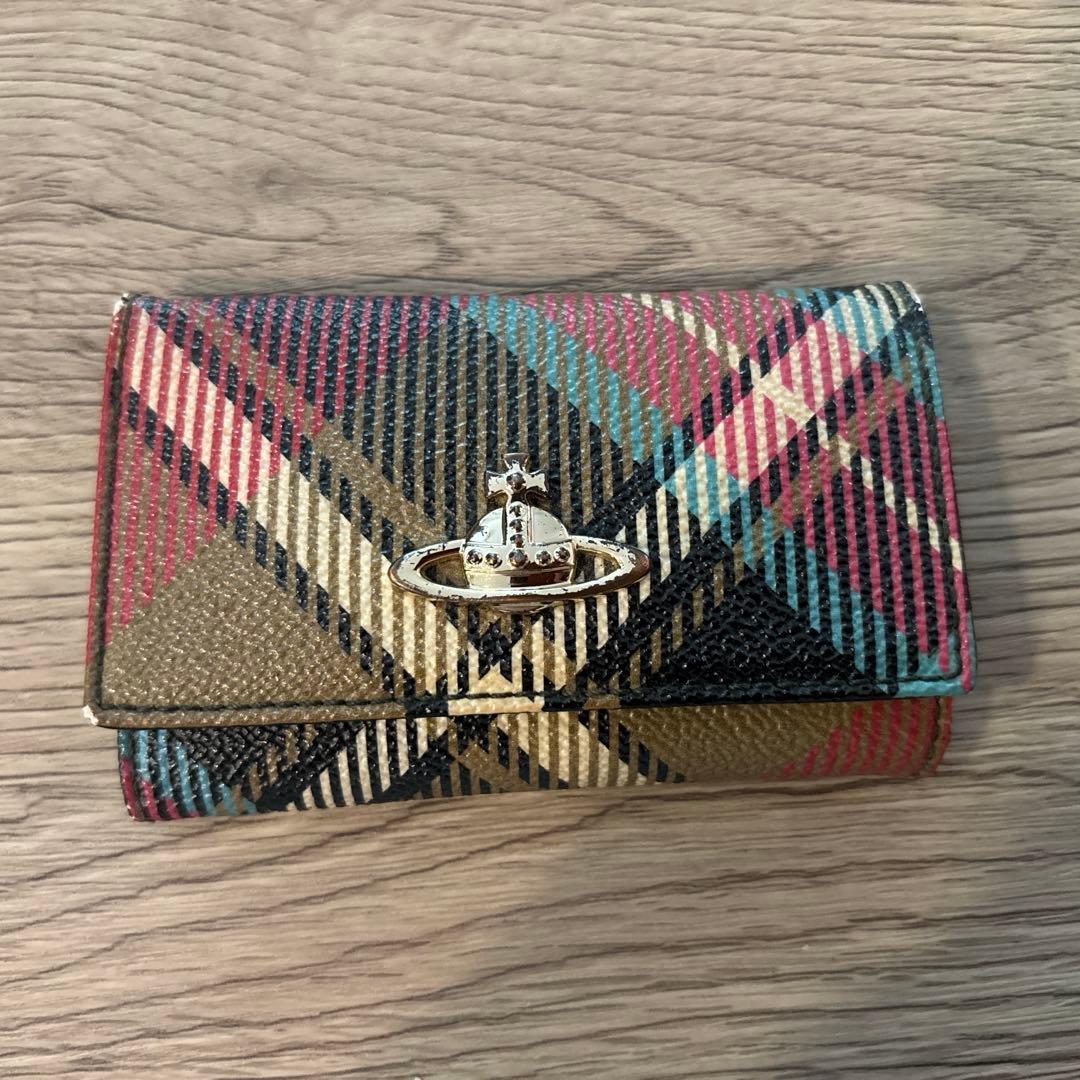 Vivienne Westwood チェック柄キーケース - メルカリ