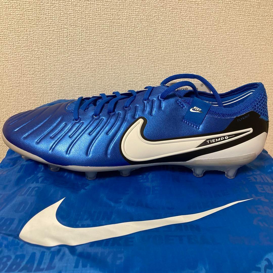 NIKE レジェンド10 エリート AG-PRO 人工芝　27.5cm 青 袋付