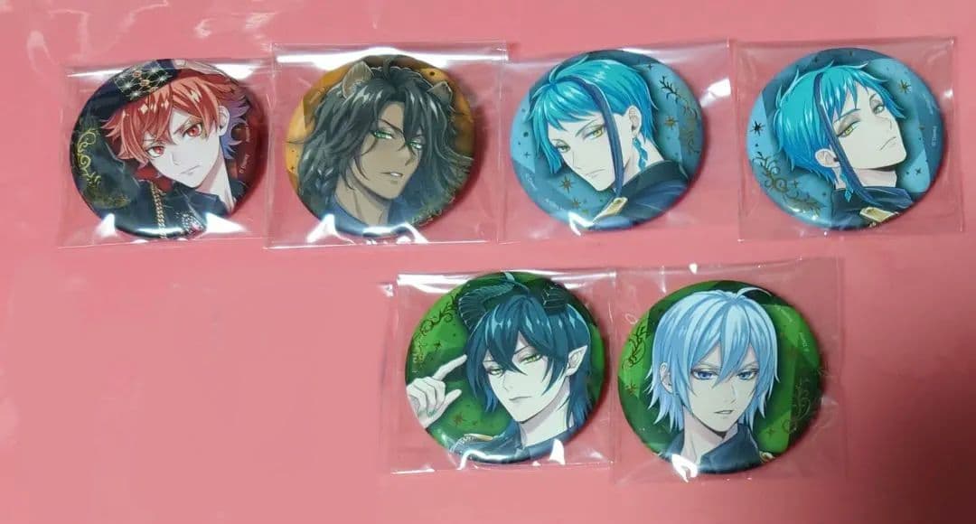 桃源暗鬼 マズル ホログラム缶バッジ vol.1 他 猫咲波久礼 5点セット