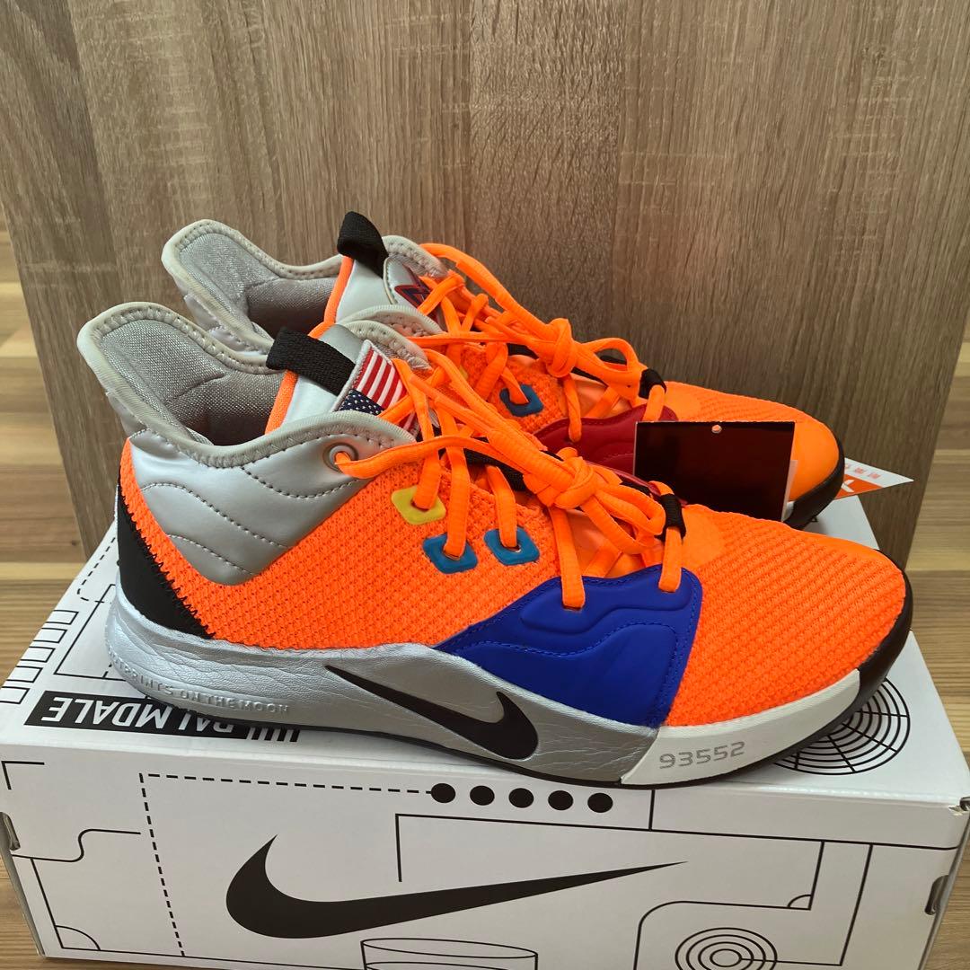 Nike PG 3 26.5cm NASA オレンジ