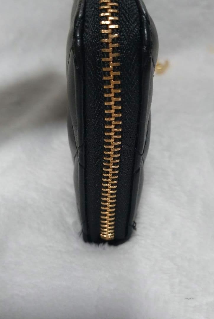 美品】Chanel ノベルティブラック キルティング 長財布 - メルカリ