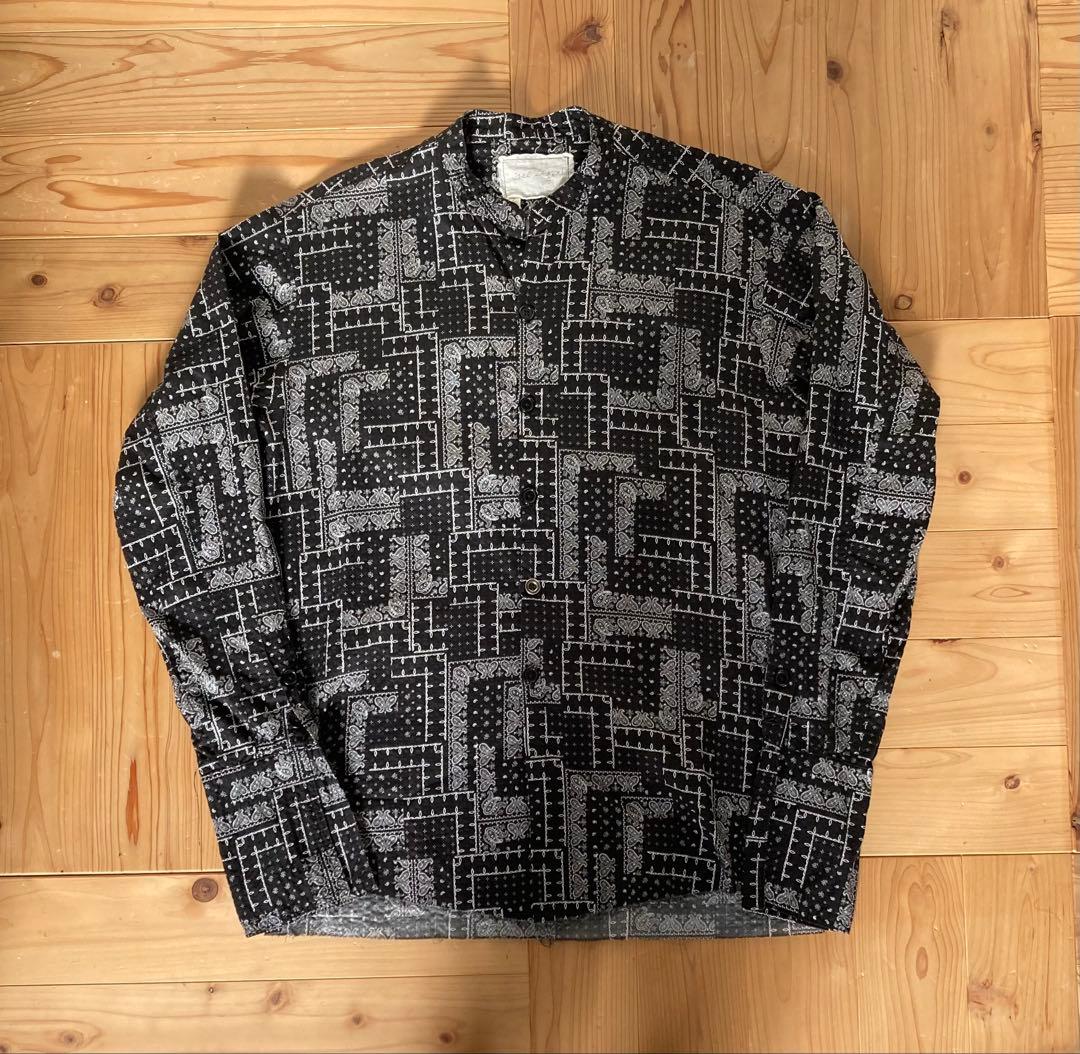 GREG LAUREN グレッグローレン 2 長袖シャツ ペイズリー 古着ラルフ 中古・古着通販】GREG LAUREN (グレッグローレン) 切替シャツ ネイビー