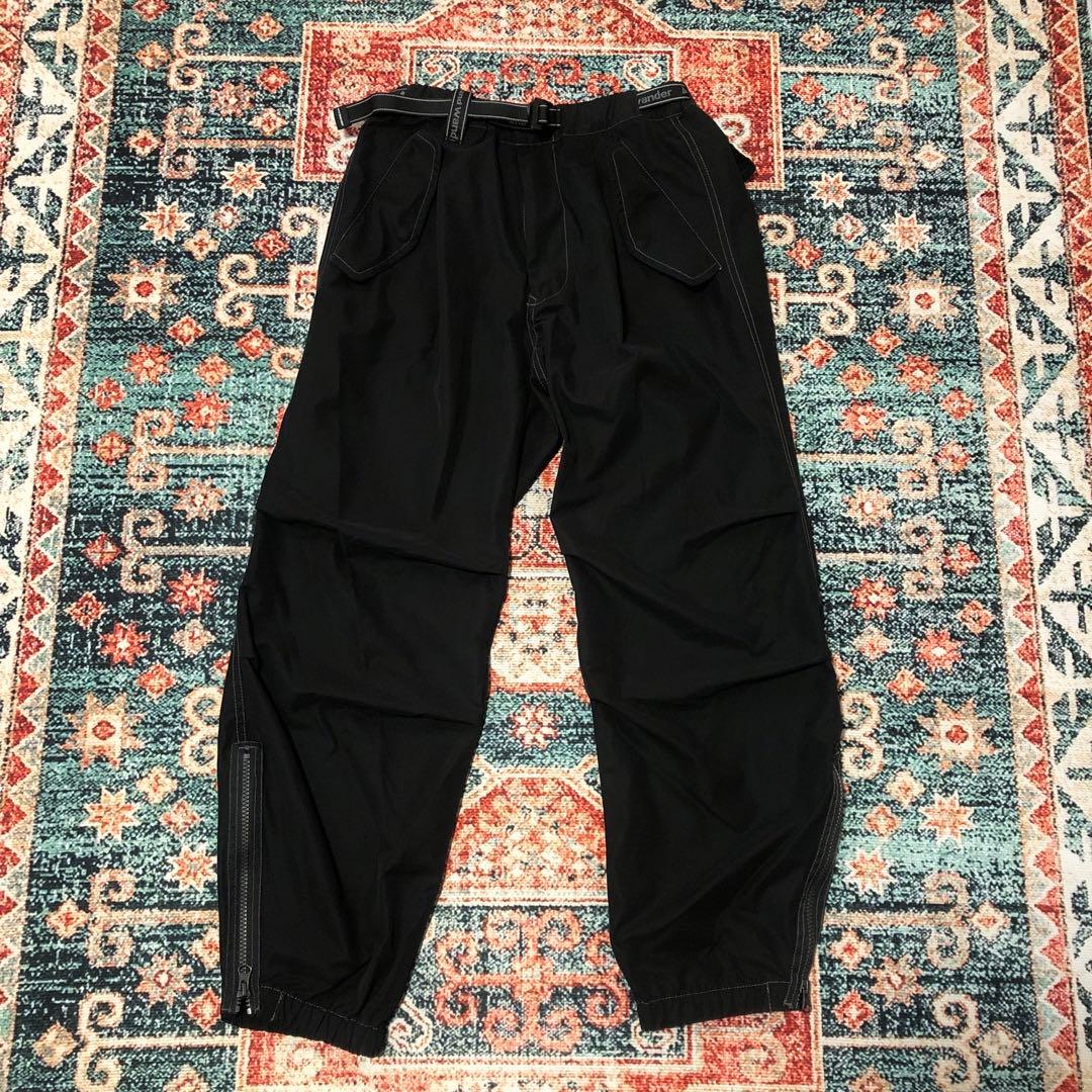 【送料込】 美品 アンドワンダー andwander ミリタリーパンツ and wander（アンドワンダー） グラミチ ミリタリーワイドパンツ / 撥