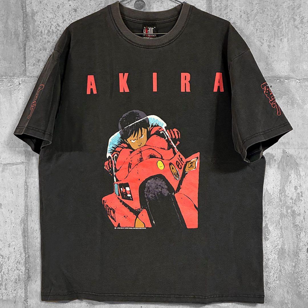 AKIRA アキラ 映画 アニメ Tシャツ 金田 鉄雄 レトロ ヴィンテージ加工