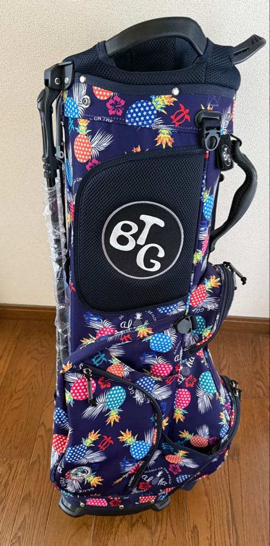 美品】ブルーティーゴルフ 軽量 スタンド キャディバッグ ポップン