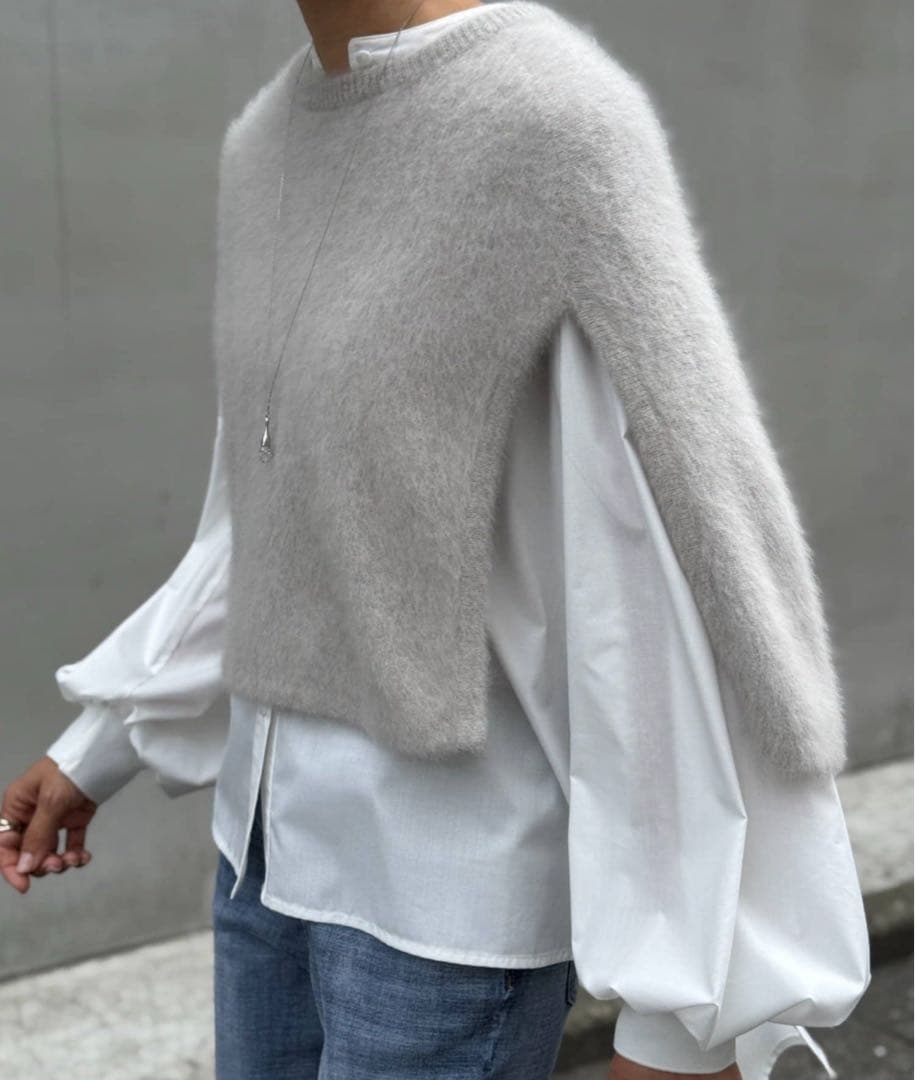 美品 ☆ファーニットポンチョ BEARDSLEY(ビアズリー - メルカリ