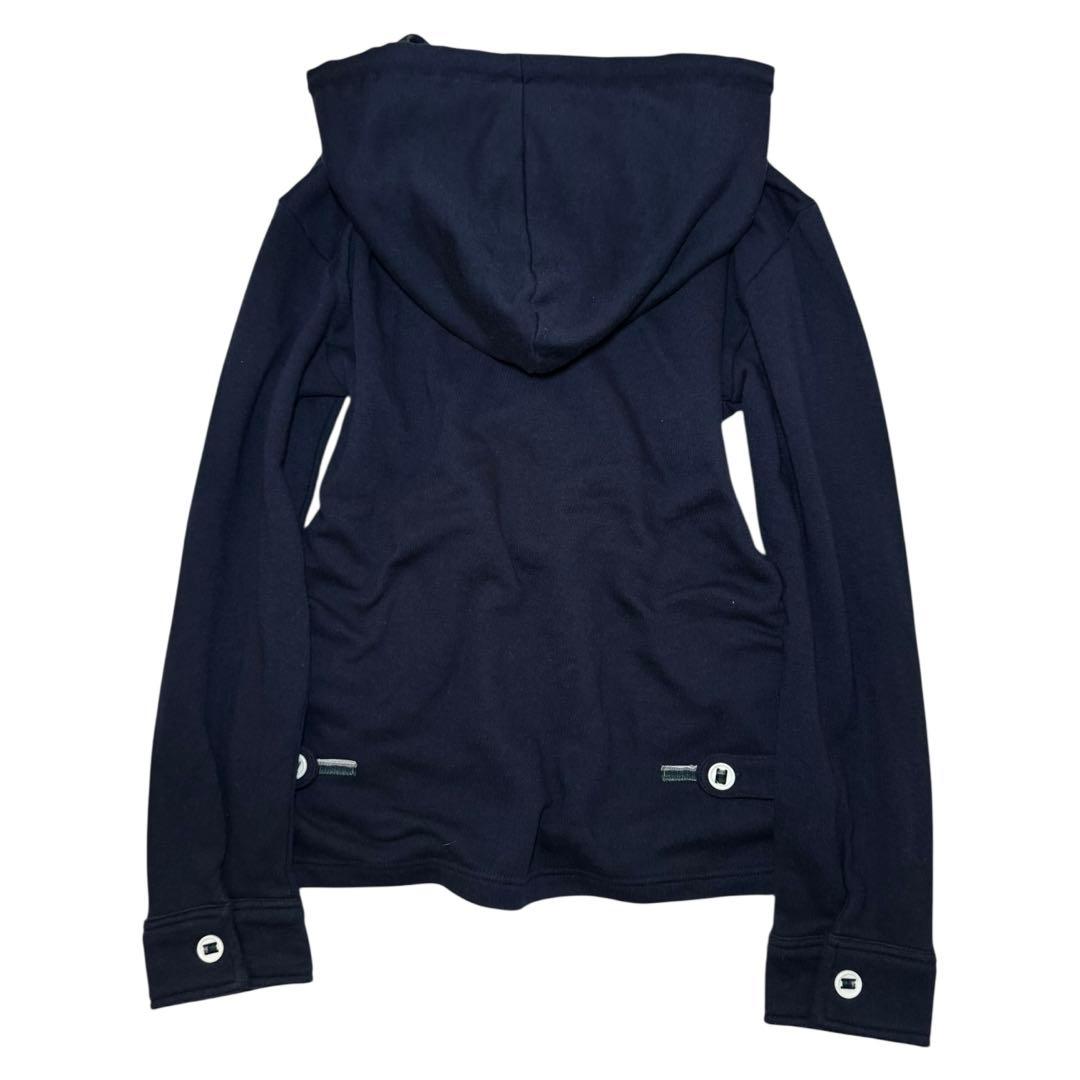 00s archive 平成初期 ジップパーカー ダブルジップ ボーダー y2k