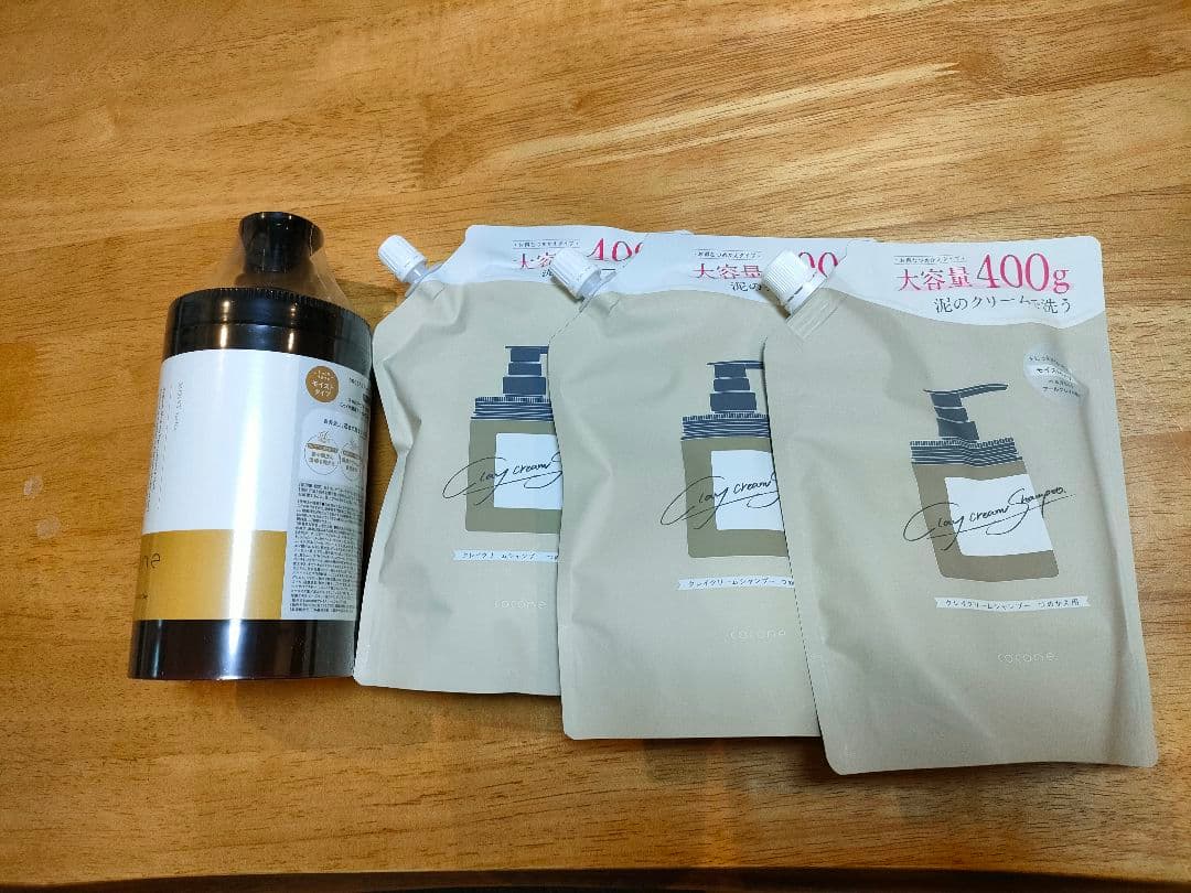 【新品未使用】cocone クレイクリームシャンプーモイスト 400g ココネ（cocone） クレイクリームシャンプー モイスト 詰め替え 400g