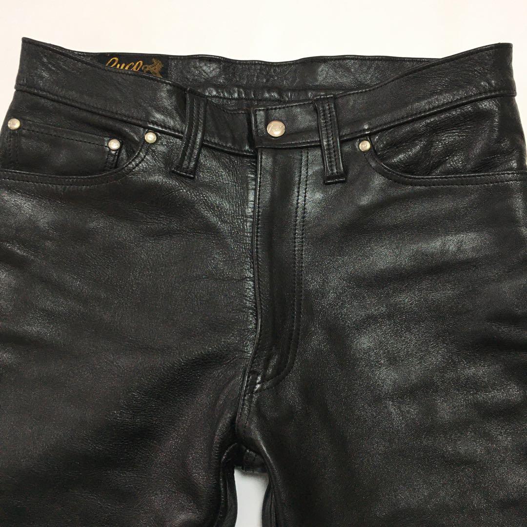 極上BUCOブコ別注リアルマッコイズ32ホースハイドレザーパンツ馬革
