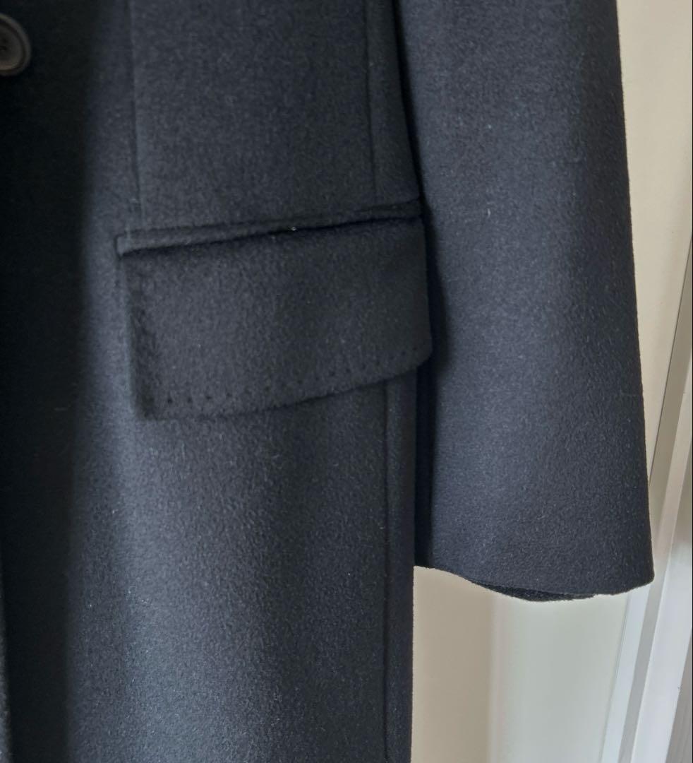 レア品！！GUCCI グッチ カシミア混 チェスターコート（ベルト付） 黒