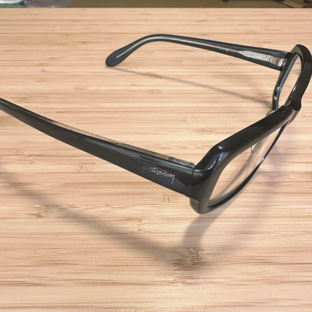STUSSY Brian ステューシー サングラス ブライアン 黒×クリア - メルカリ