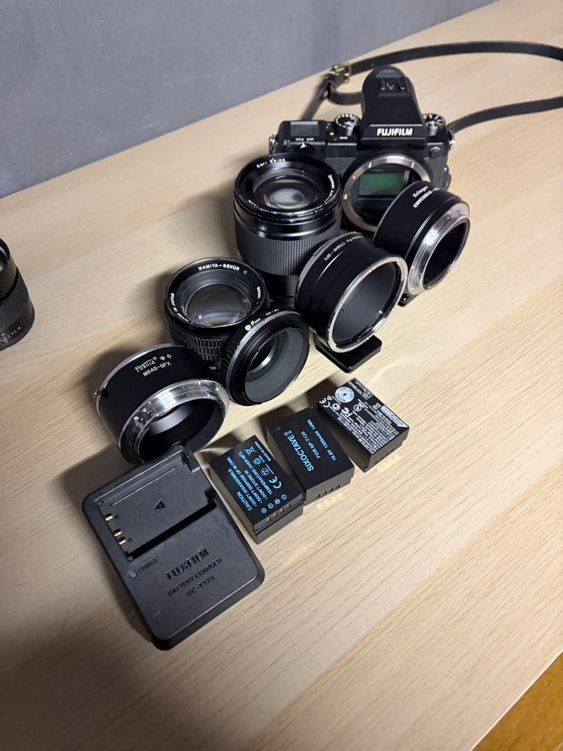 Fujifilm GFX50sとレンズ　各種アダプター FUJI GFX 50S 用マウントアダプター