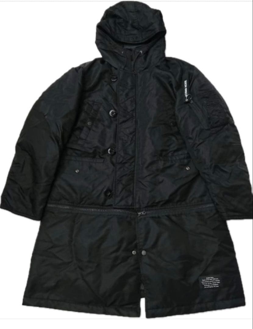 【新品未使用品】GU×UNDERCOVER ヒートパデッドコンバーチブルコートL 新品未使用】GU x UNDERCOVER ヒートパデッドコンバーチブルコート