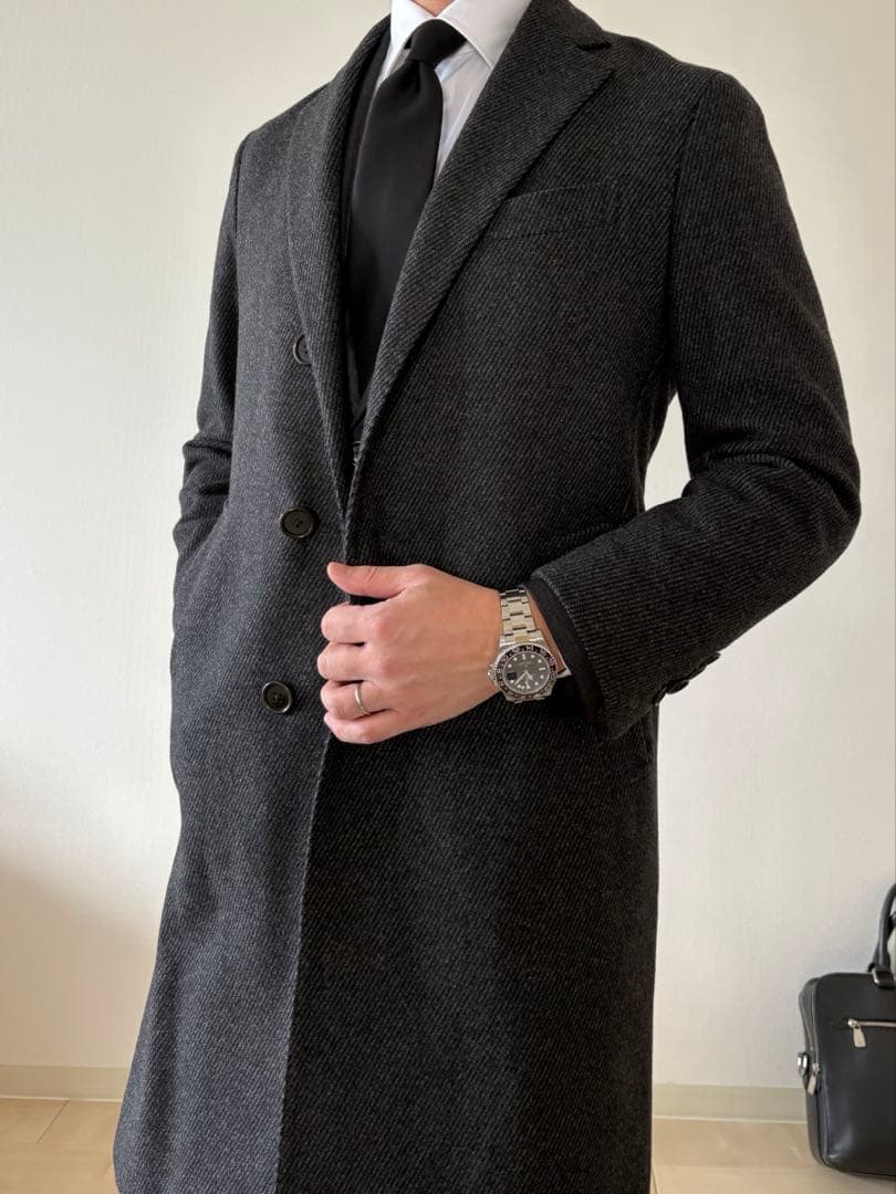 BEAMS F チェスターコート 46 イタリア製