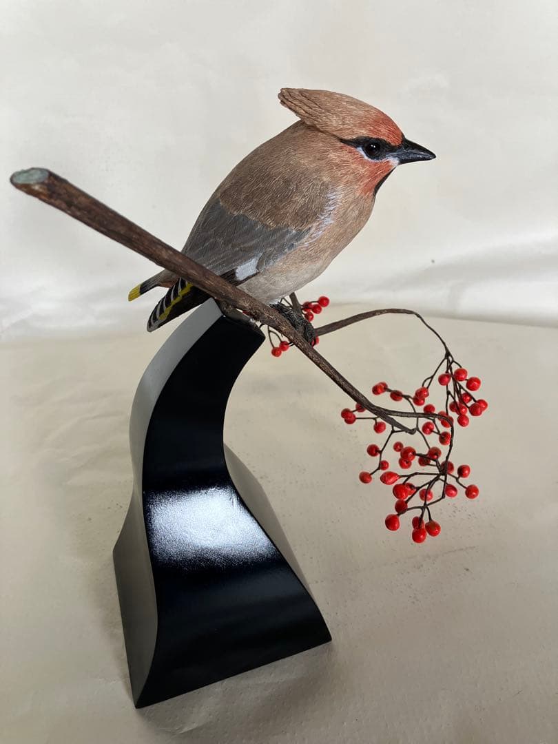 バードカービング(キレンジャク) ヒレンジャク | 探鳥地・最近の観察履歴・写真など | ZooPicker