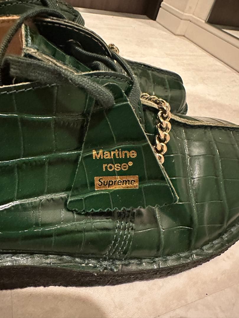 靴 Supreme Martine Rose Clarks green 26.5cm