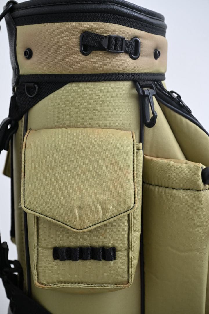 廃盤‼️パーリーゲイツ キャディバッグ ナイロン カーキ