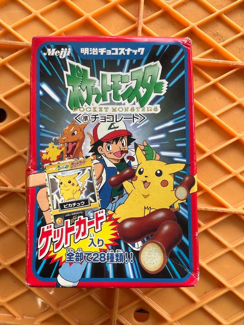 ポケモン 明治チョコスナック 初期 未開封 - メルカリ