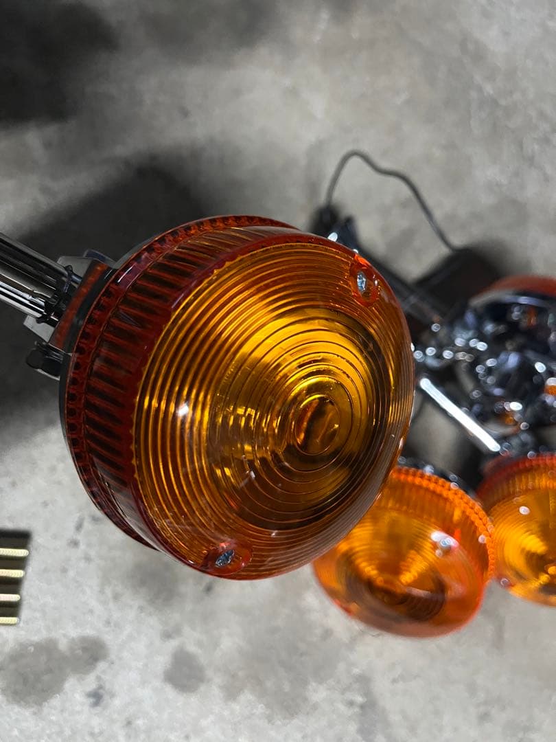 BigOne製 オレンジZ2ウィンカー4個セット クローム仕上げ - メルカリ