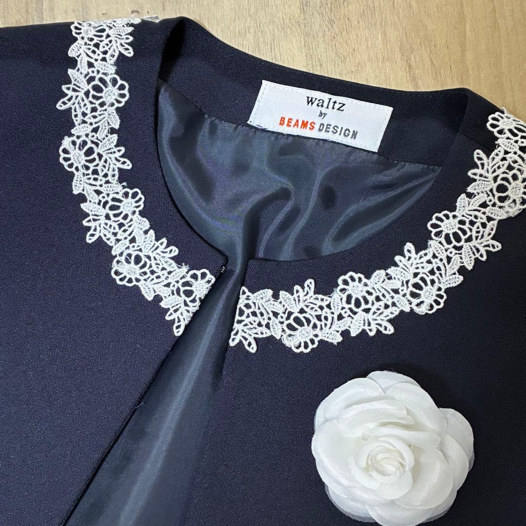 美品ワルツバイビームス120女の子卒園式入学式フォーマルワンピース