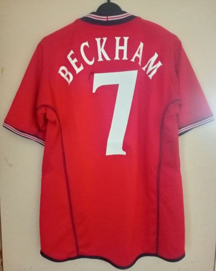 ベッカム＃7 イングランド代表2002 A リバーシブル＋パンツ 上下セット】