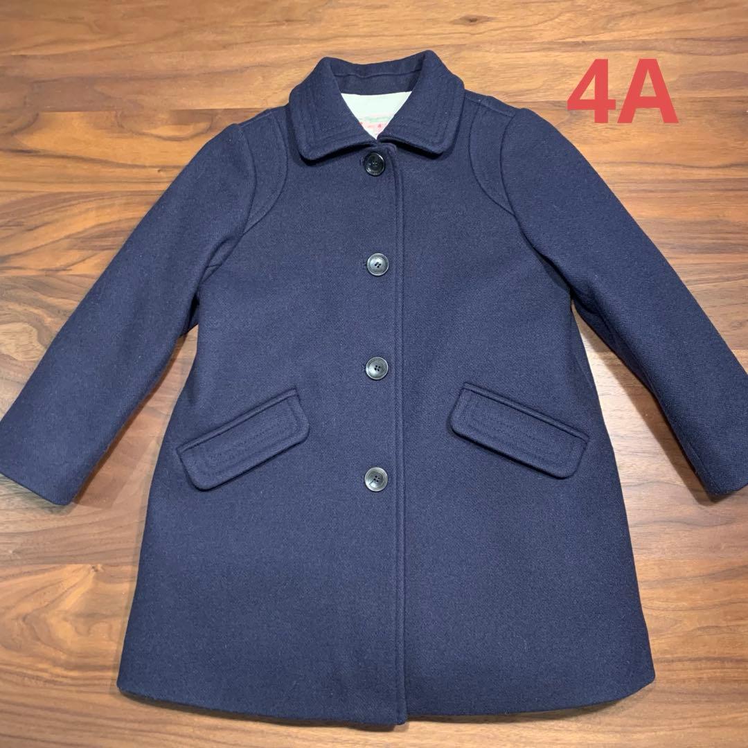 ボンポワン カシミヤ混ウールコート　アウター　4A 100 カシミヤ混ウールリバー・ステンカラーコート/DoCLASSE