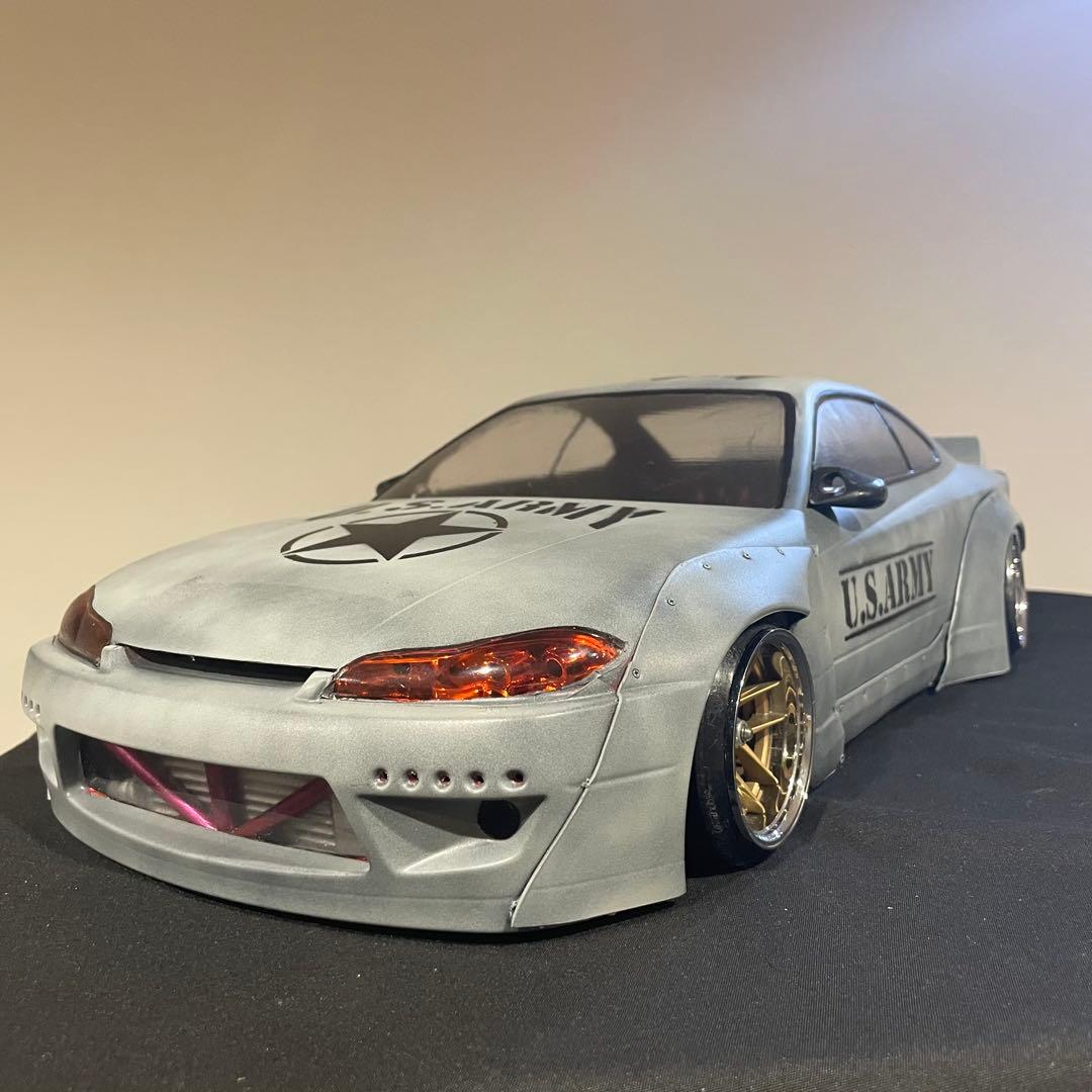 abcホビー シルビアs15 ロケットバニー ラジコンボディ ドリフト 1/10