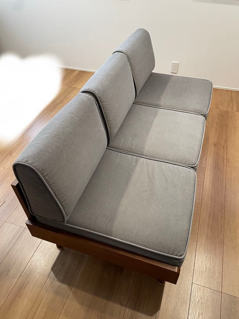 まぶた様専用】karimoku 1人掛けソファ ベージュ・ブラウン