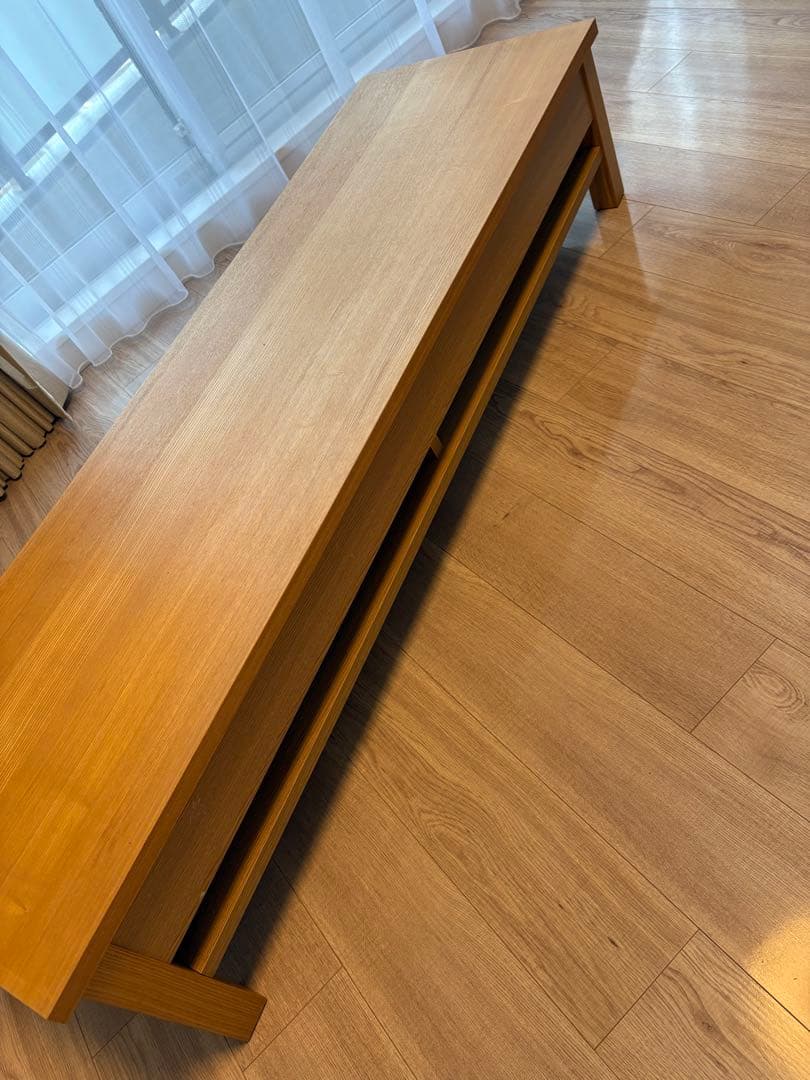 廃盤品 無印良品 テレビボード AVラック タモ材 150cm幅 - メルカリ