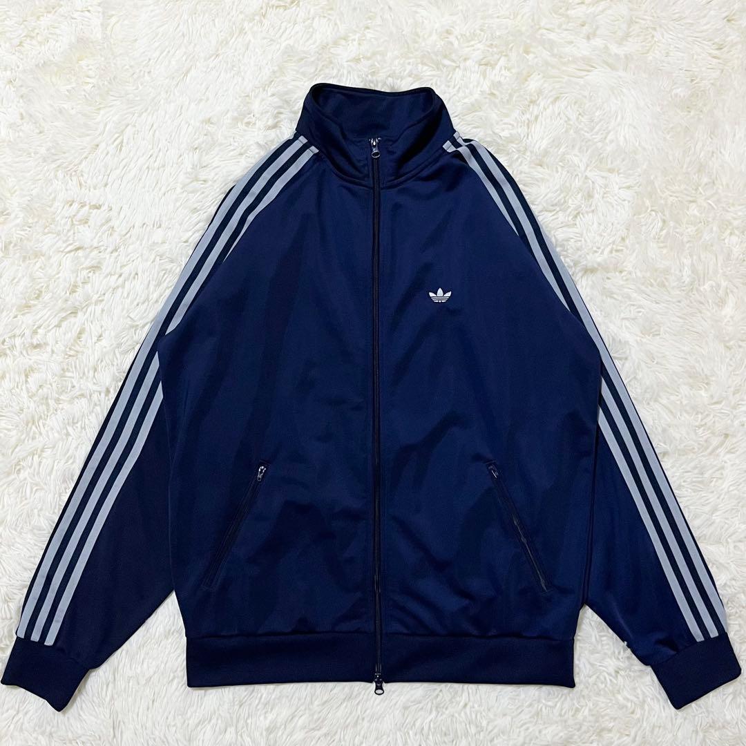 極美品 アディダス トラックジャケット ベッケンバウアー メンズM ネイビー 中古・古着通販】adidas (アディダス) ベッケンバウアートラック