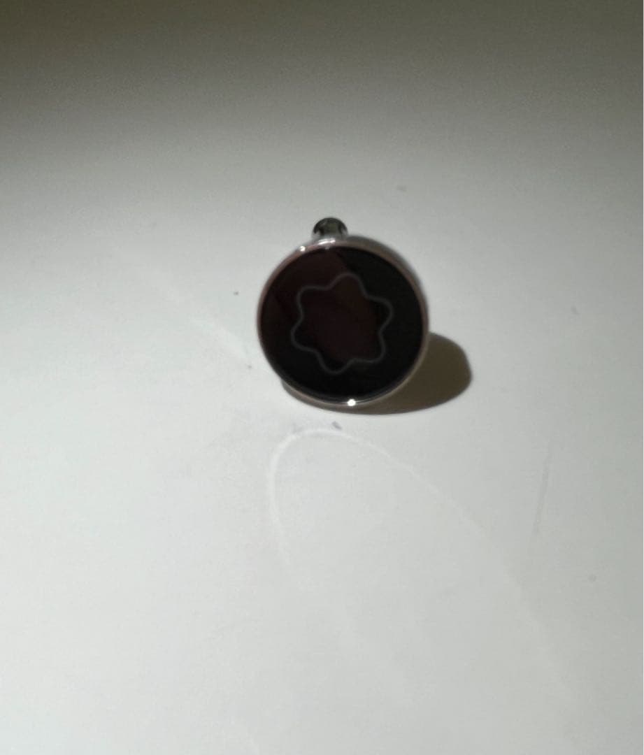 モンブラン カフス ブラックサファイアガラス 105889