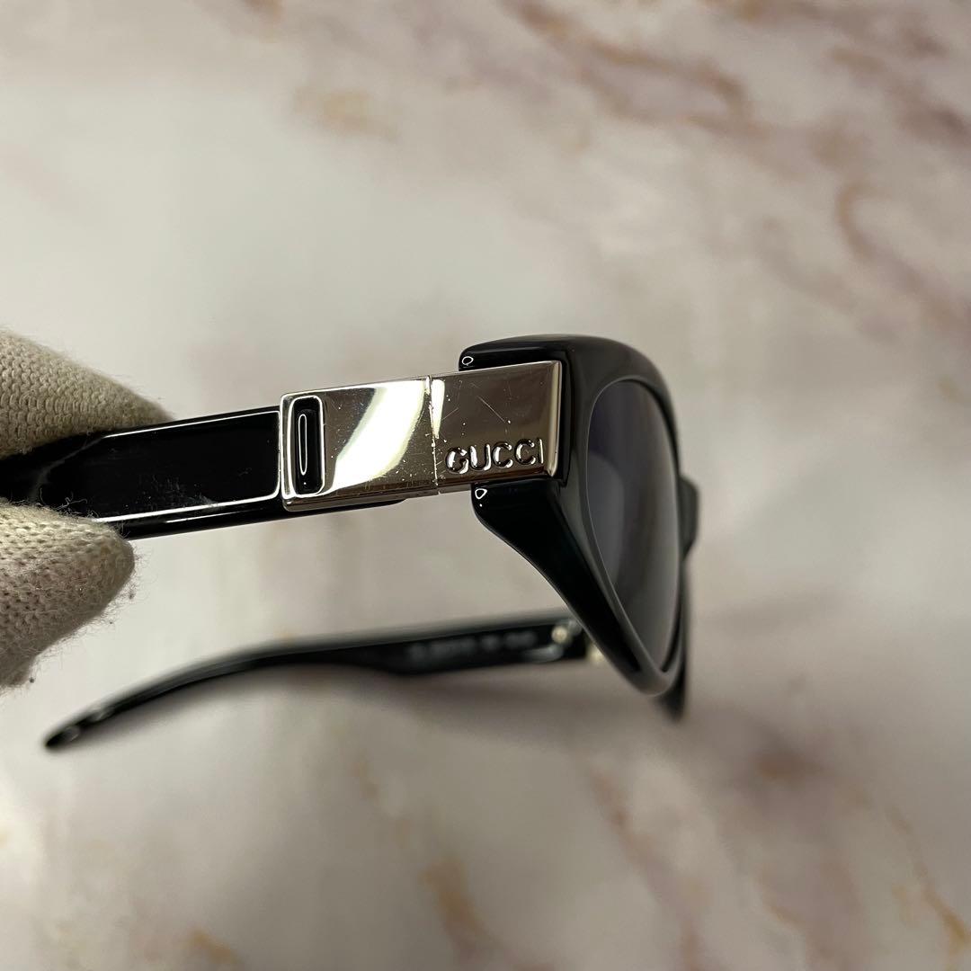 GUCCI オールドグッチ メタルプレート Y2K サングラス ケース付き