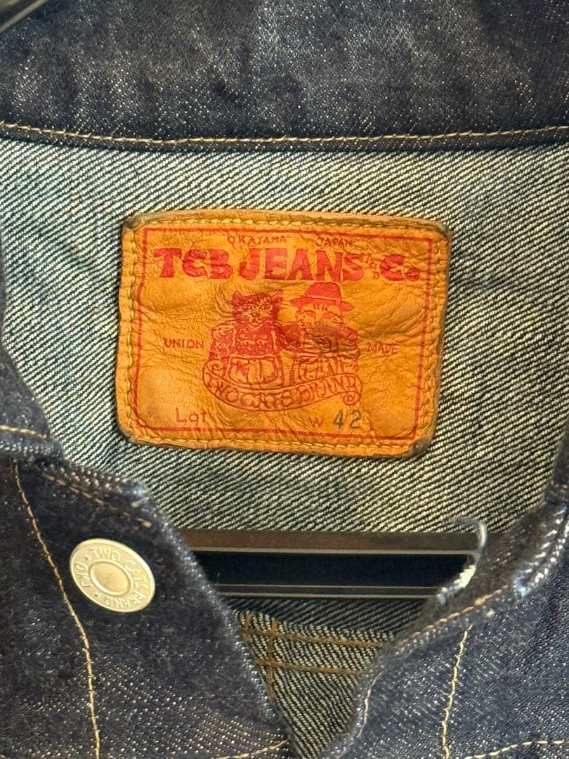 【試着程度】TCB JEANS 30's Jacket 14.1oz サイズ42