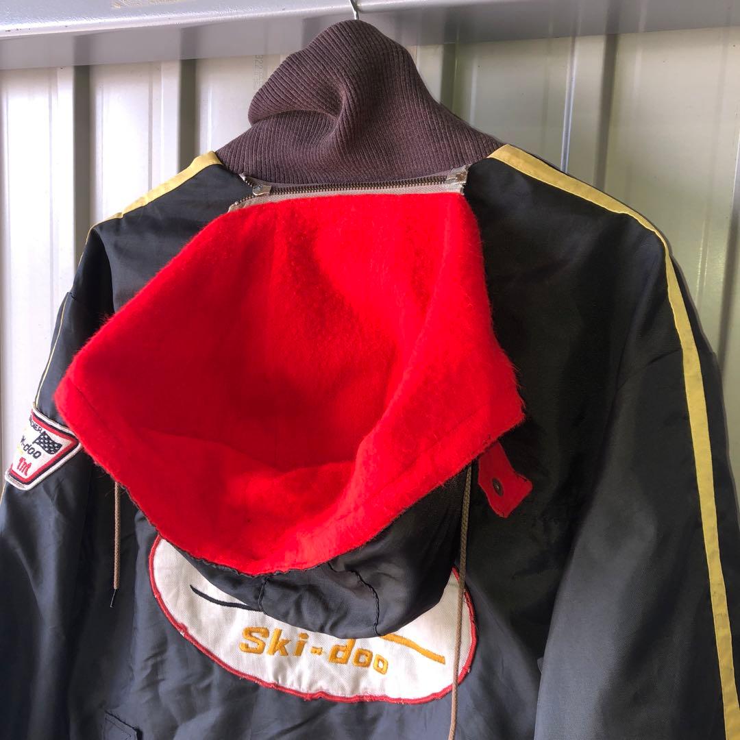 スキー ski ジャケット コート 古着 70s 80s スポーツ ワッペン