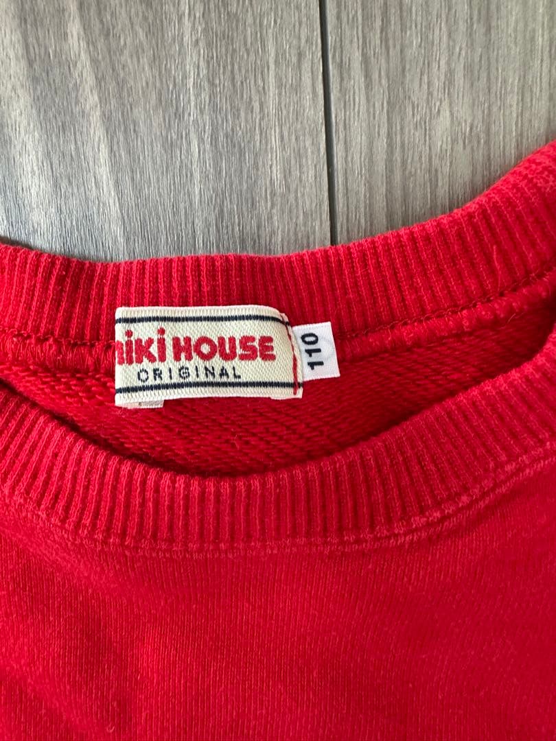 ミキハウス 昭和レトロ 復刻 バックロゴ トレーナー 110 美品 - メルカリ