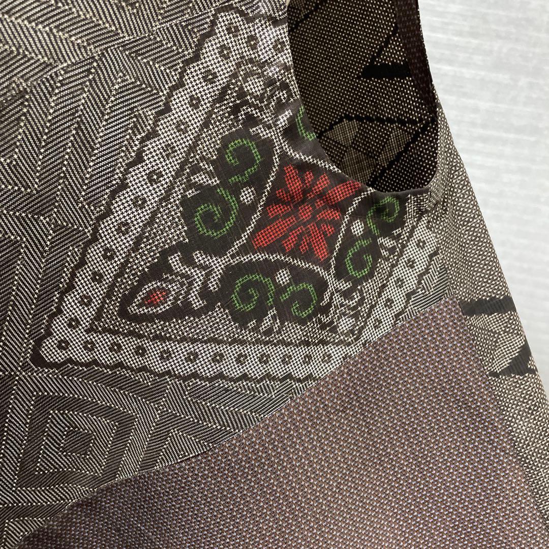 着物ワンピーステントラインロング丈《5》大島紬《龍郷柄7マルキ含む》や紬等L〜