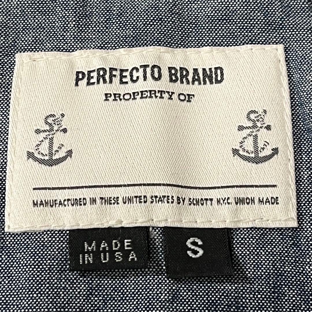 ショット パーフェクトブランド ダッフルコート デニム インディゴ