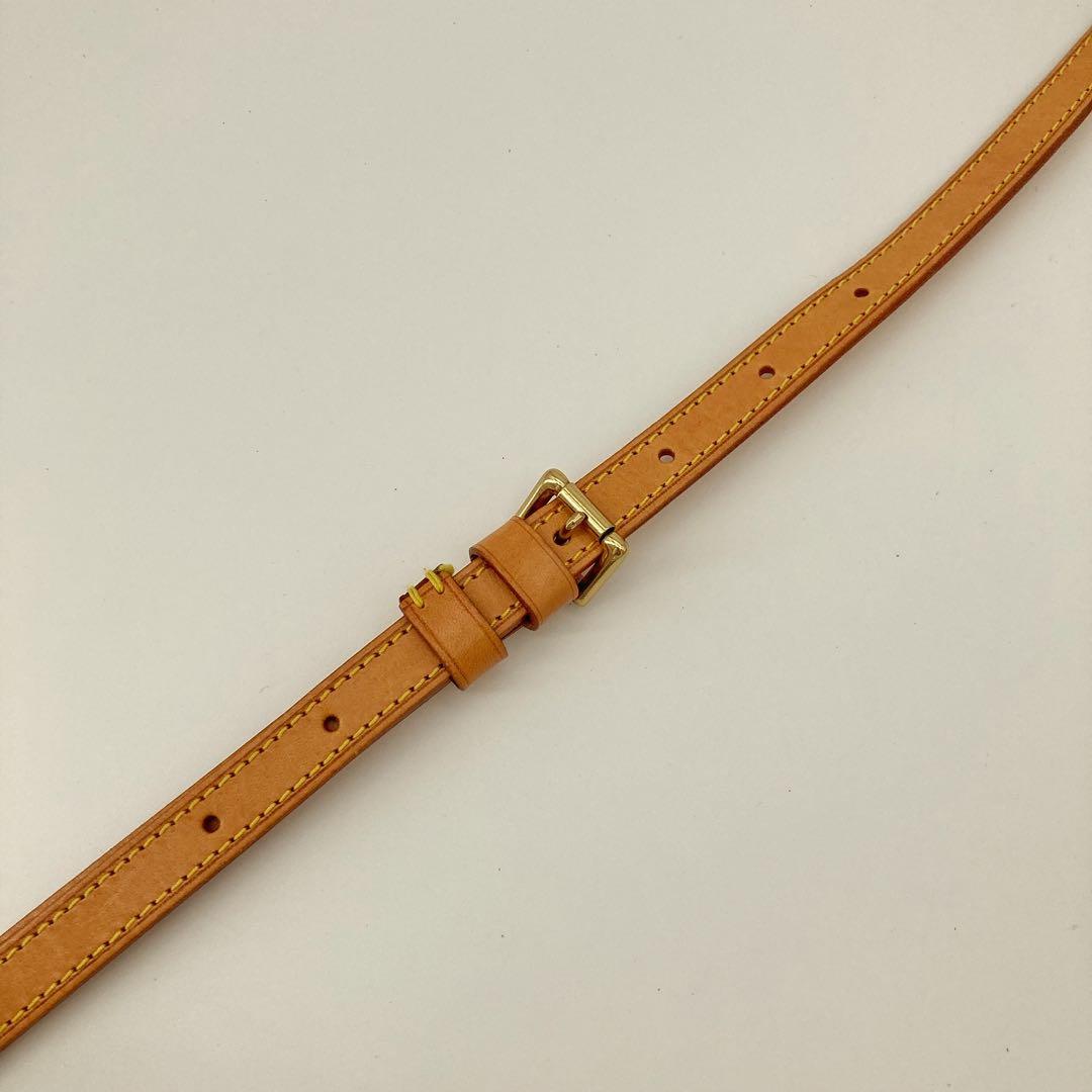 美品 ルイヴィトン ショルダーストラップ ヌメ革 1.5cm×113cm ベルト