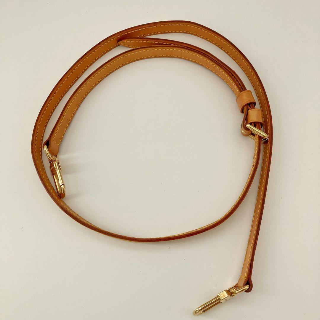 美品 ルイヴィトン ショルダーストラップ ヌメ革 1.5cm×113cm ベルト