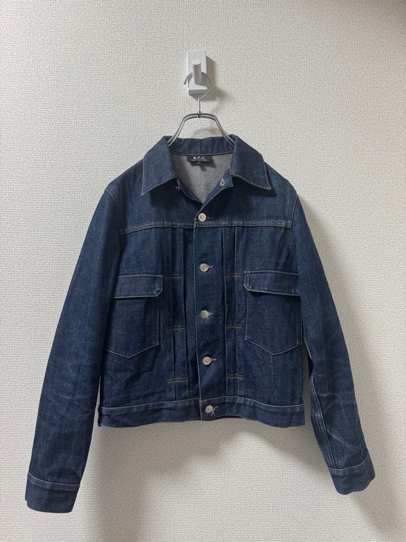 ジャケット・アウター A.P.C 00s JAPAN archive 2nd denim jacket 00s “A.P.C.” 2nd type sampling selvedge denim jacket 00年代