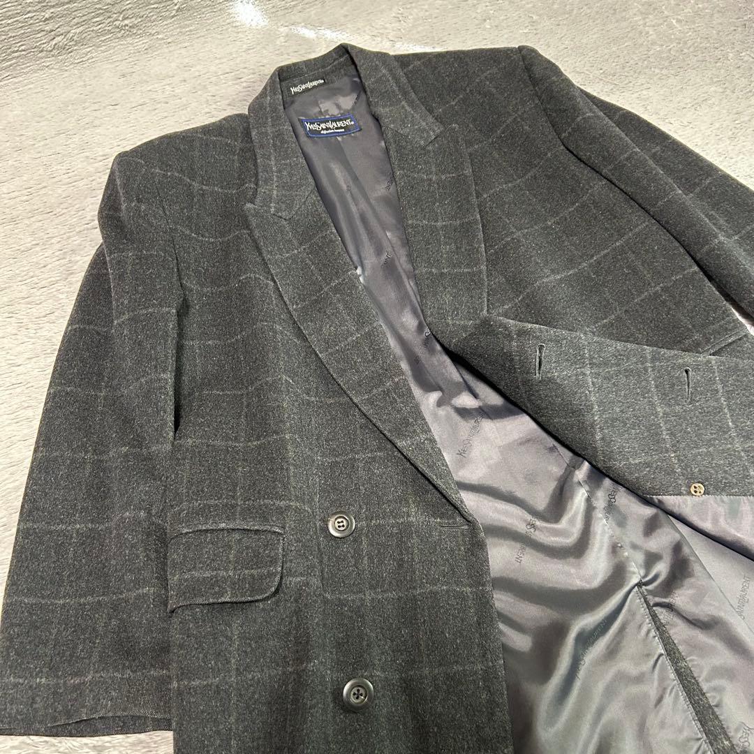 K*Y様 YVES SAINT LAURENT イヴサンローラン ダブルチェスタ - メルカリ