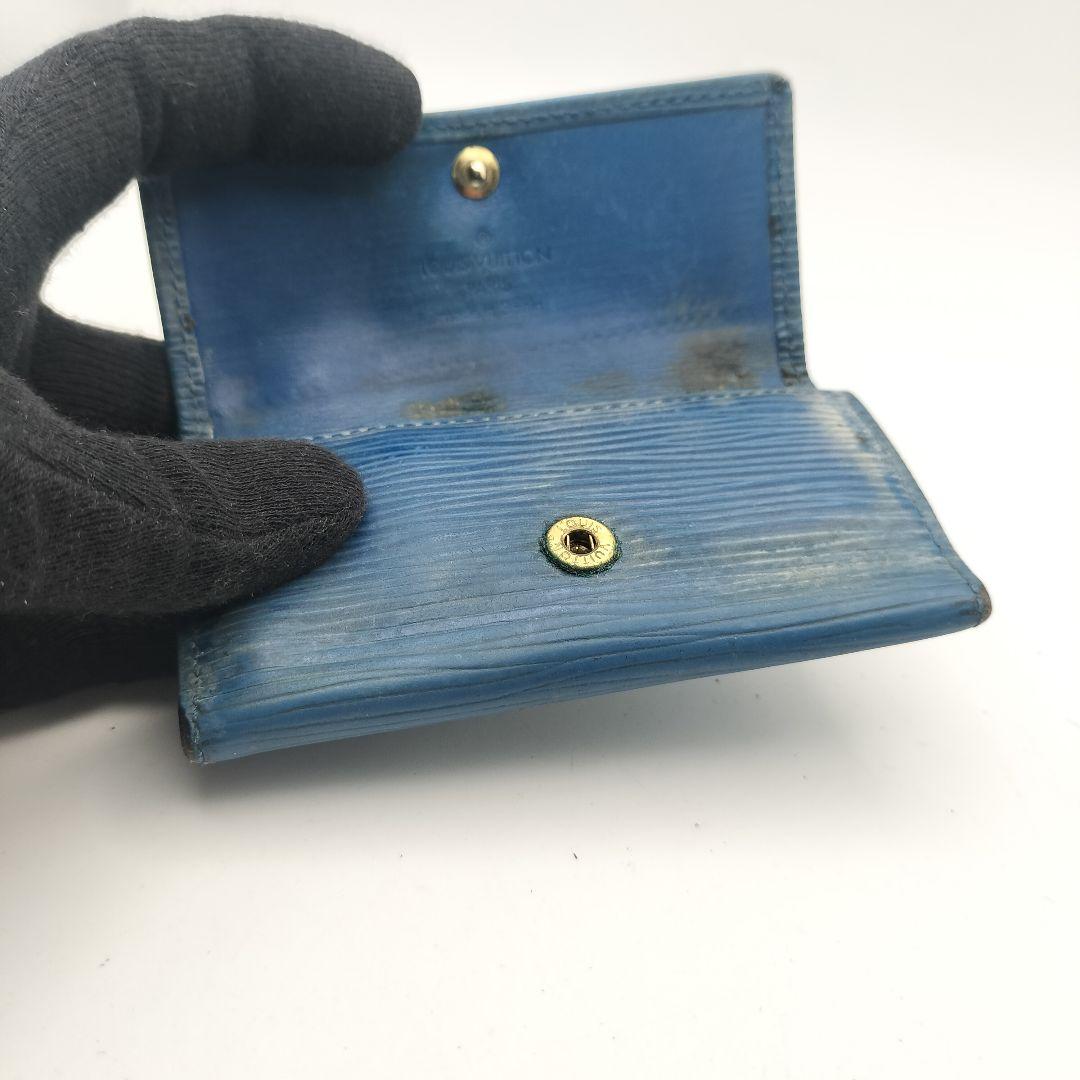ルイヴィトン 4連キーケース エピ ミュルティクレ4 ブルー - メルカリ