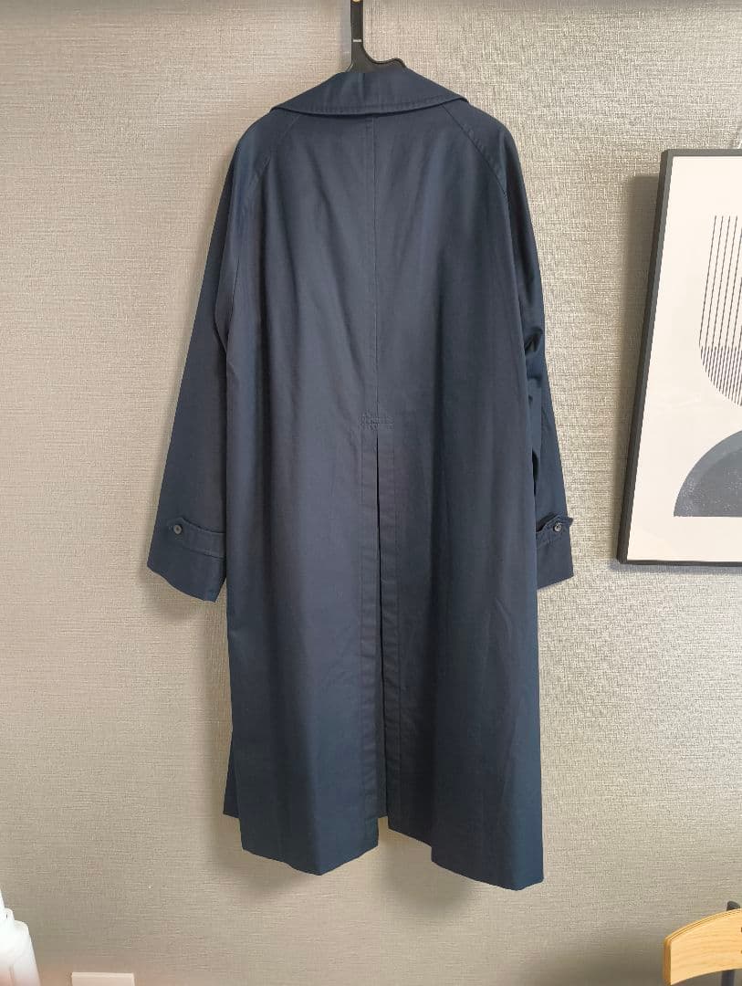 ブリティッシュメイド ネイビー タイロッケンコート Mサイズ - メルカリ