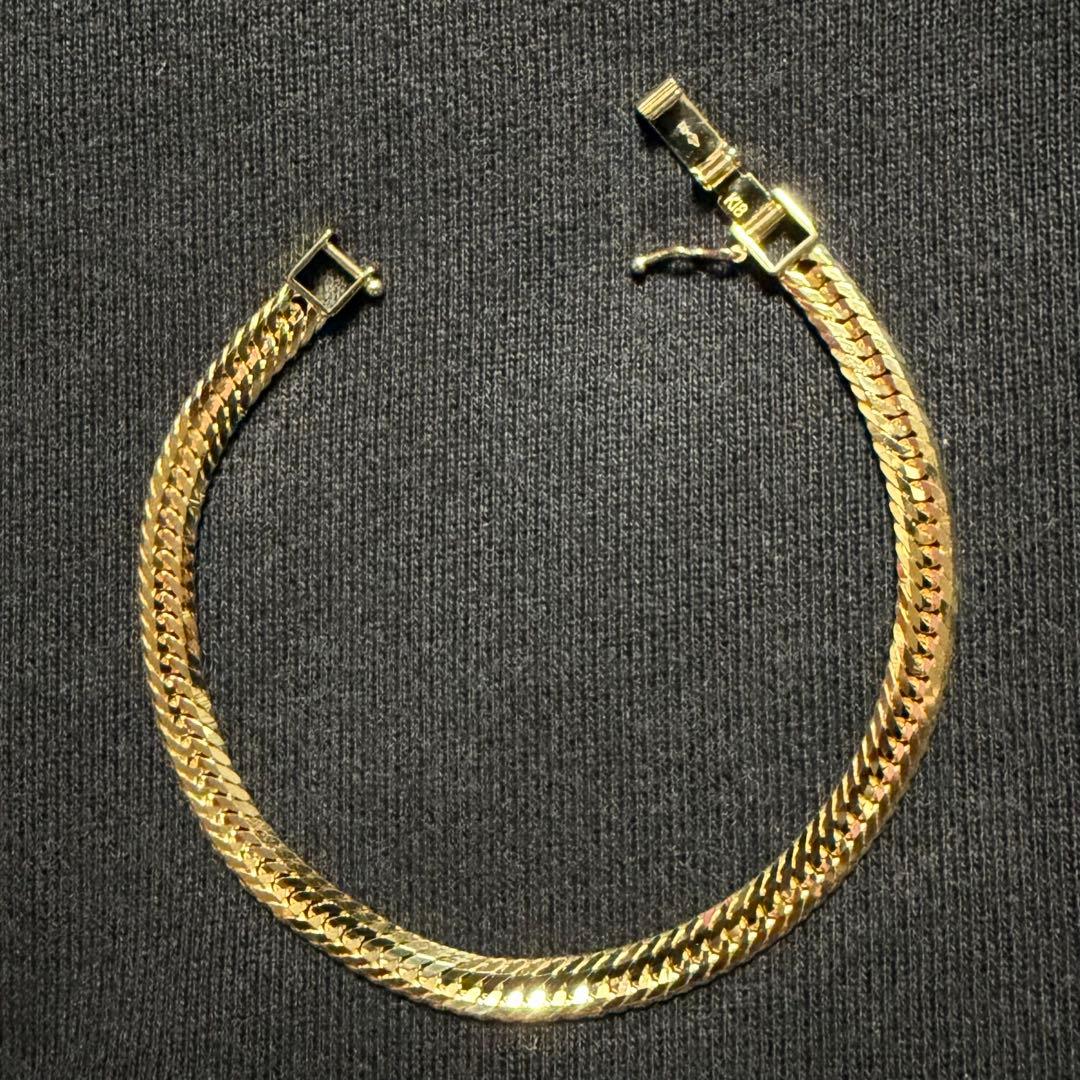 (新品) 喜平12面トリプル ブレスレット 11.3g 17cm