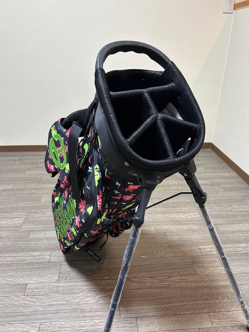 スタンド式キャディバック 『ワサビ戦士』カラーデザイン パターカバー