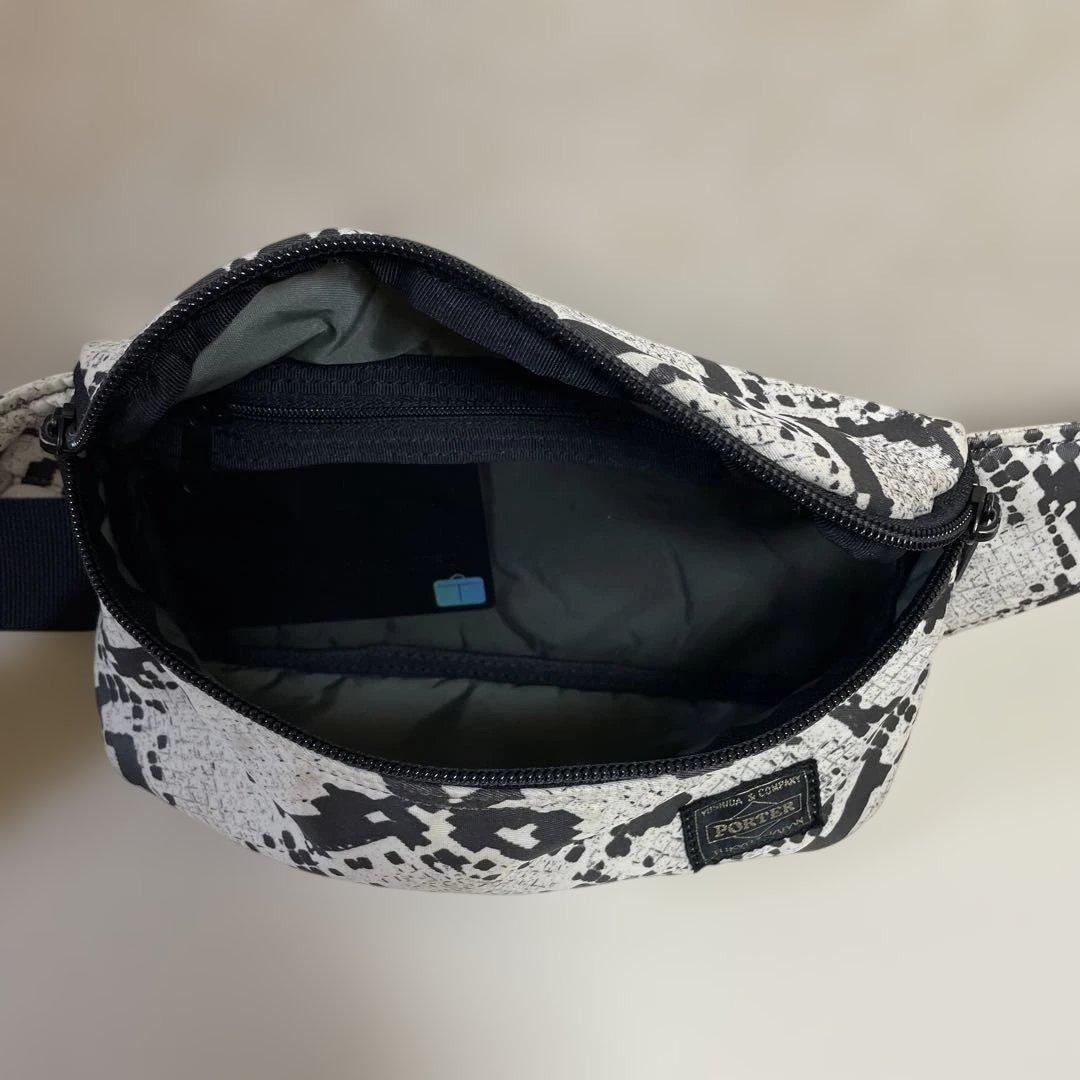 Porter ウエストポーチ 蛇柄 スネーク パイソン ポーチ かわいい