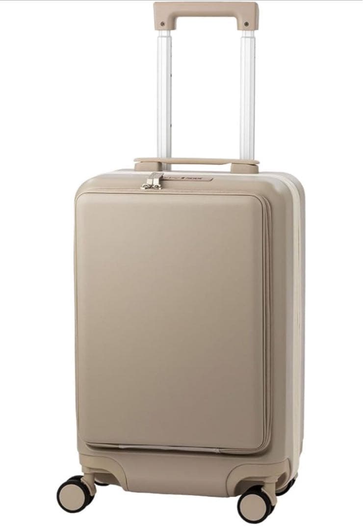 スーツケースフロントオープンS レジェンドウォーカー MONOTONE ベージュ LEGEND WALKER（レジェンドウォーカー） スーツケース 機内持込