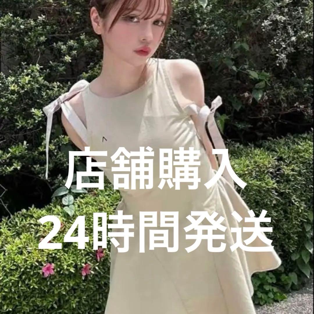 andmary jozy ribbon flare mini dress - メルカリ