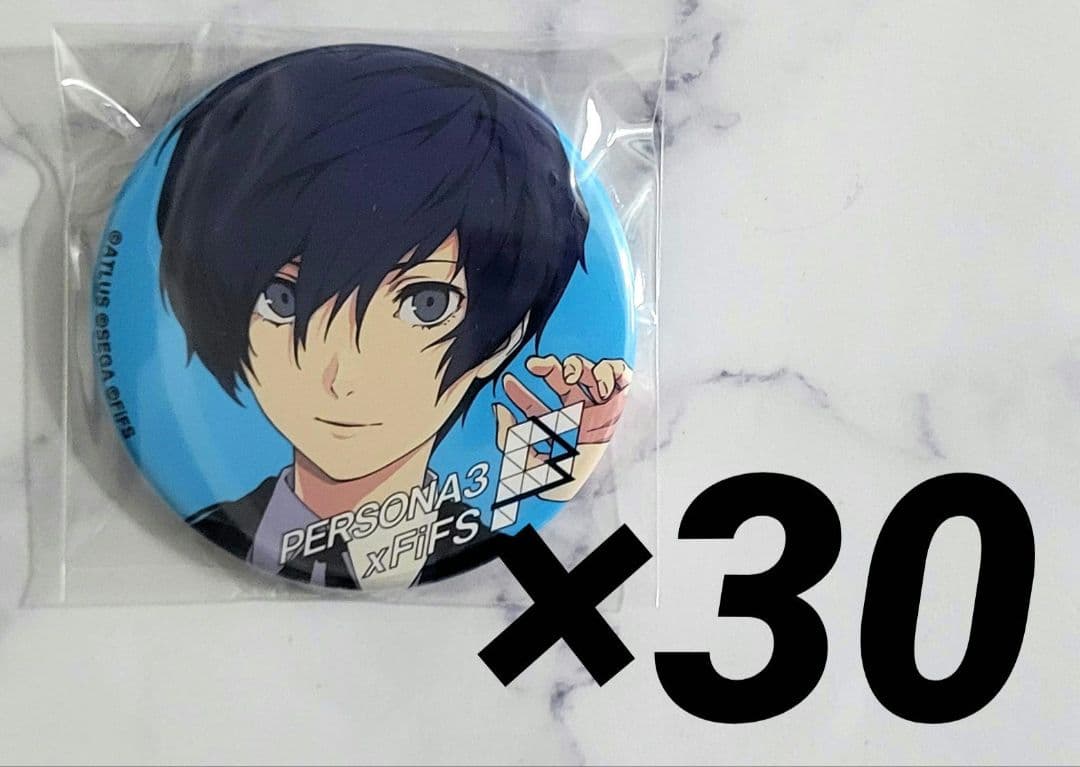 ペルソナ3 P3R 主人公 キタロー 缶バッジ FiFS - メルカリ