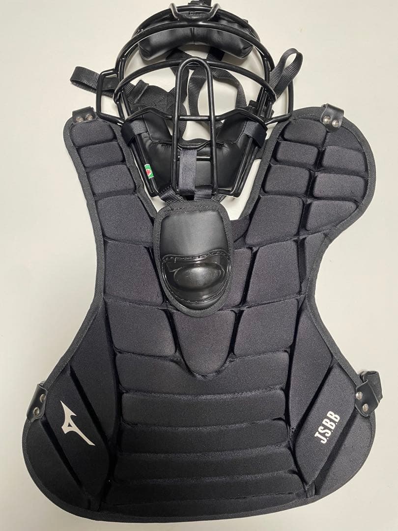 MIZUNO キャッチャーマスク プロテクター1試合のみ使用　軟式 SH_1DJQD22009_XL.jpg